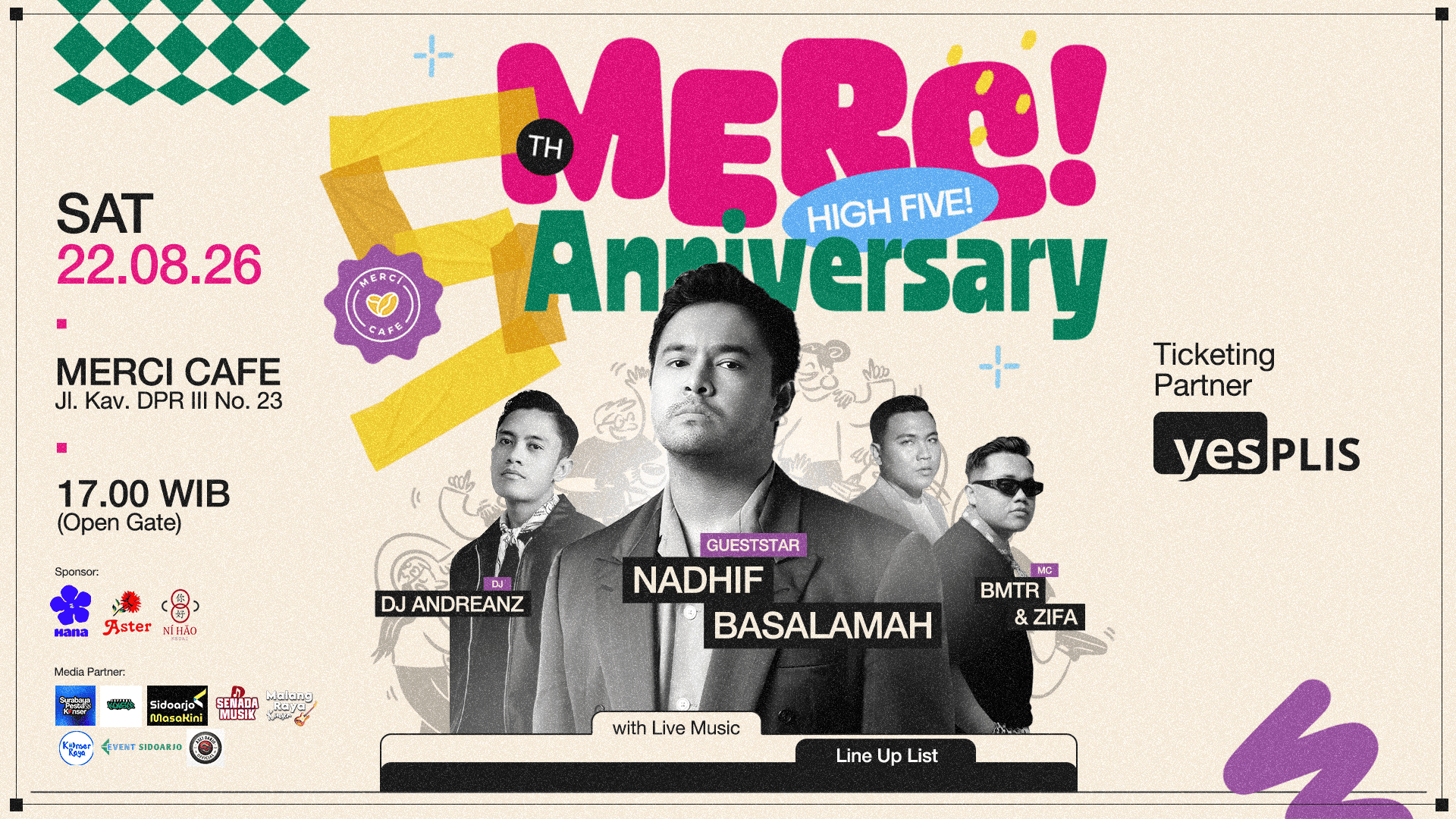 High Five! Merci 5th Anniversary foto 1