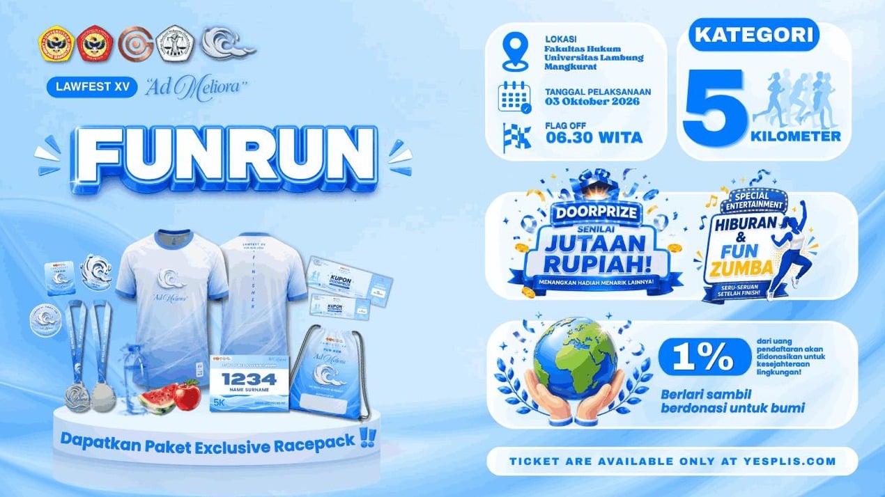 5K Fun Run: Lambung Mangkurat Law Festival XV foto 1