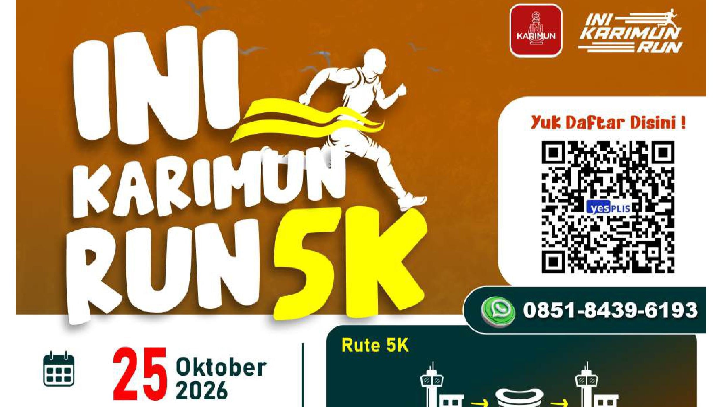 Poster INI KARIMUN FUN RUN 5K