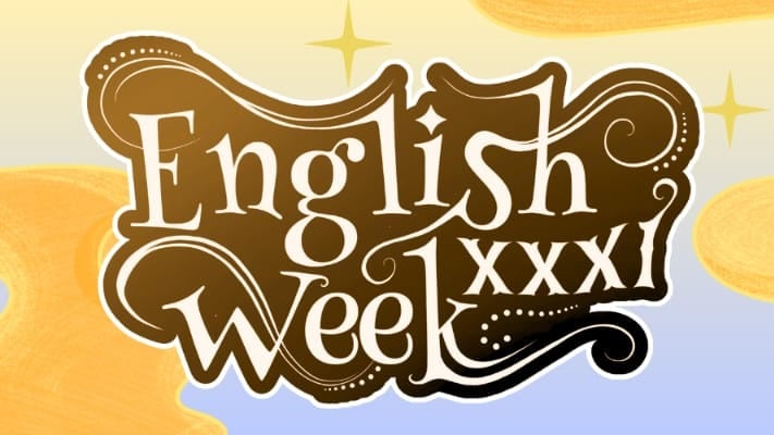 Poster English Week XXXI