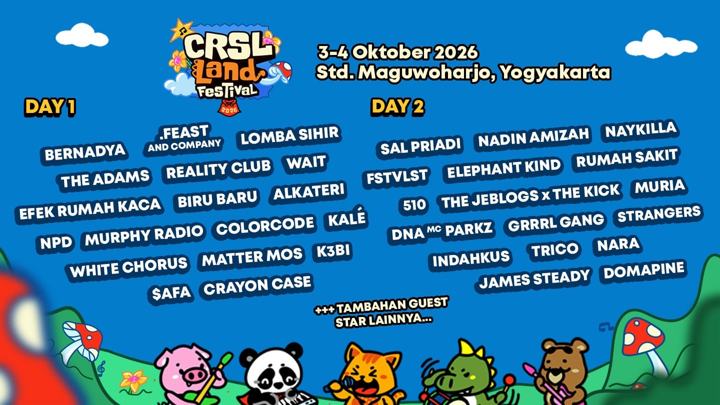 Rundown CRSL Land Festival 2026: Jadwal Tiap Stage Day 1 dan Day 2